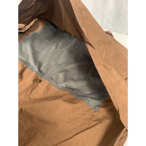 R&R Outdoors Hunting Shirt‎ Men Large Brown Padded Shoulder Short Sleeve - Picture 12 of 15